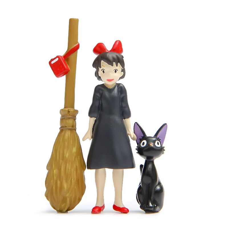 Figures Toy Kiki & JiJi Cat Magic Broom