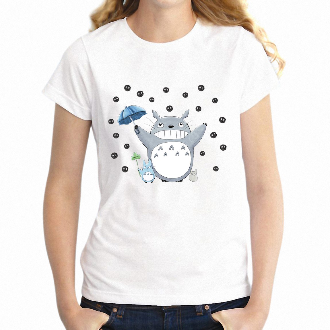 Totoro Friend Baumwoll-T-Shirt Sommer 2020
