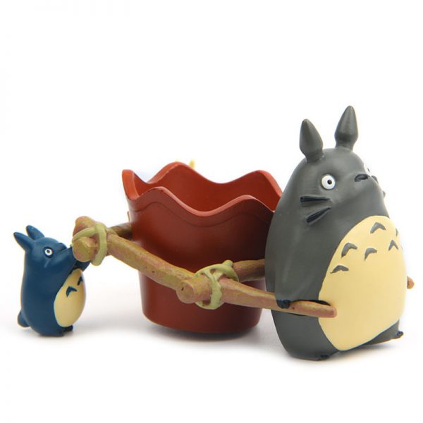 Totoro Toys Pull Cart Figurines