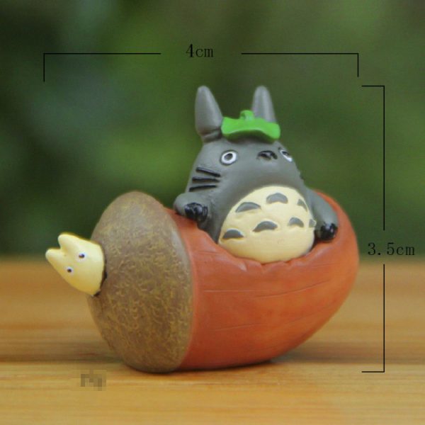 8pcs/lot Walnut Mei Blue Totoro