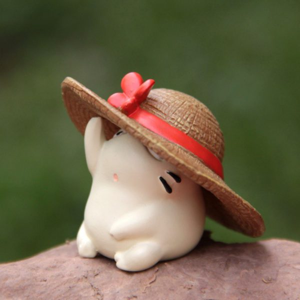 3cm White Baby Totoro With Hat