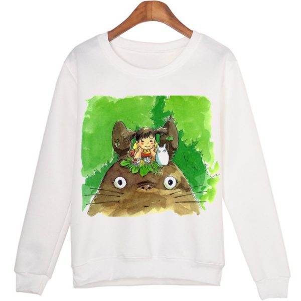 Totoro With Mei 3D Print Sweatshirts