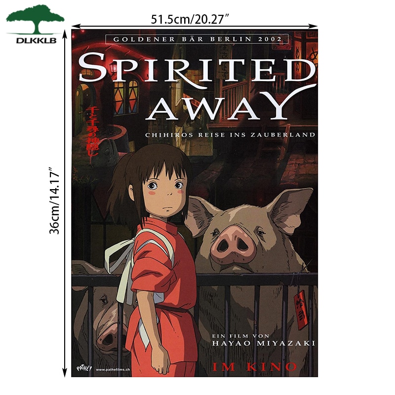 Japanese Anime Movie Spirited Away Poster | Ghibli Shop