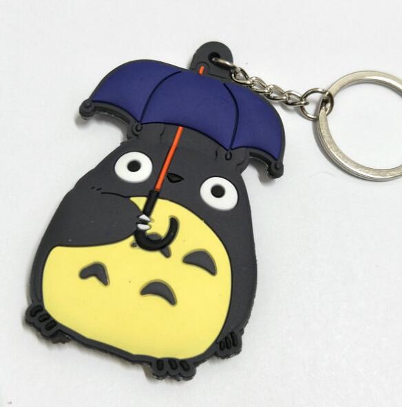 Totoro With Umbrella Keychain