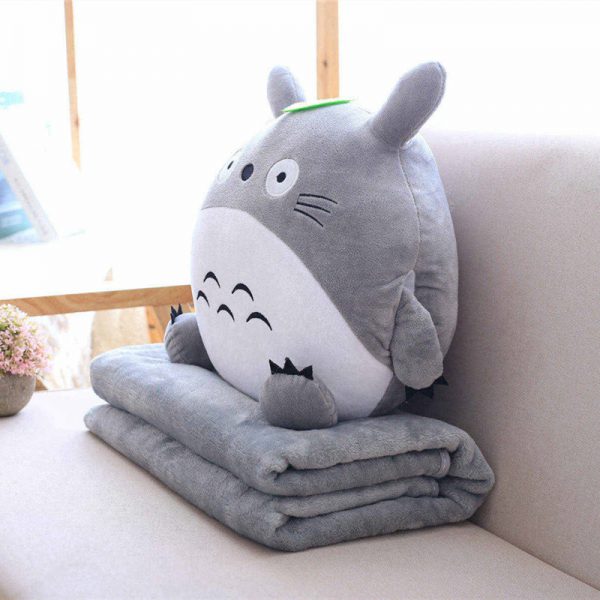 Multifunction Pillow with Blanket Totoro