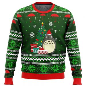 Totoro Xmas Ugly Christmas Sweater