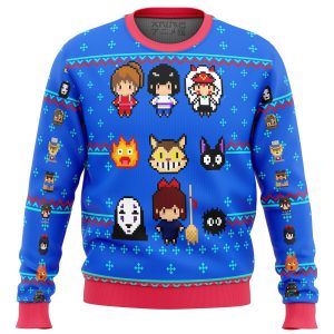Featured image of post Ghibli Ugly Sweater Your favorite characters are printed on comfy tees in between christmas trees snowflakes and festive