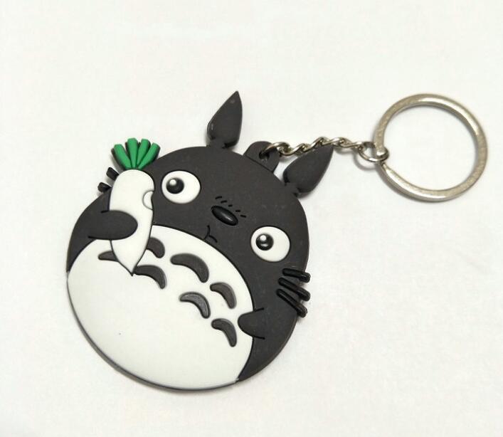 Totoro With Bus Stop Keychain