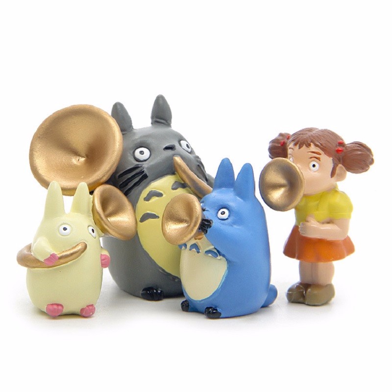 4pcs Studio Ghibli Blowing Horn Group