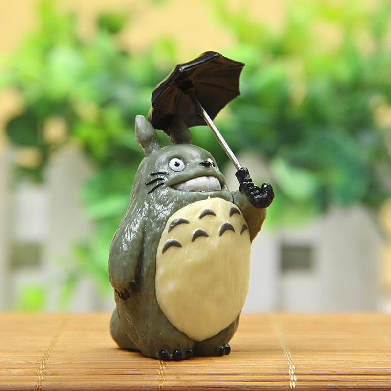 6.3cm Totoro With Umbrella PVC