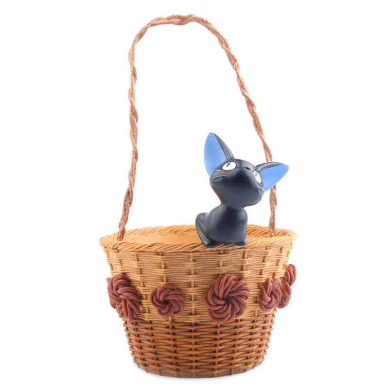 Studio Ghibli Jiji Cat Basket Toys